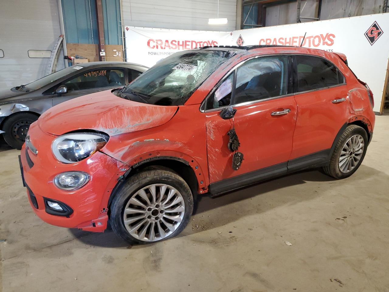 2016 FIAT 500X Lounge, VIN ZFBCFYDT5GP341963 — Rollover