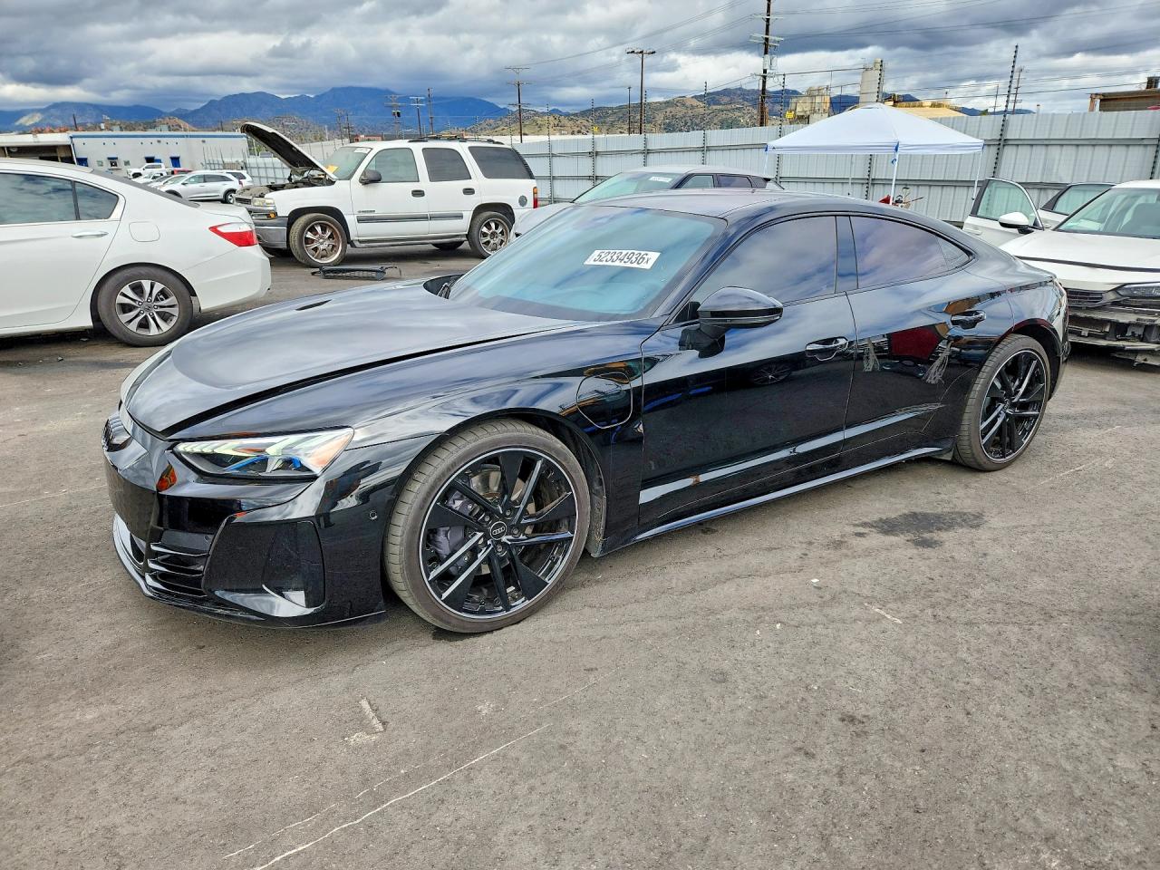 2024 Audi e-tron GT Prestige, VIN WAUEJBFW3R7001736 — Мелкие вмятины и царапины