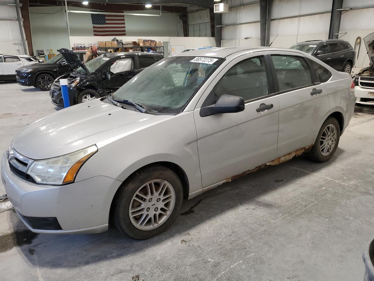 2011 Ford Focus SE, VIN 1FAHP3FN5BW117968 — Rear end