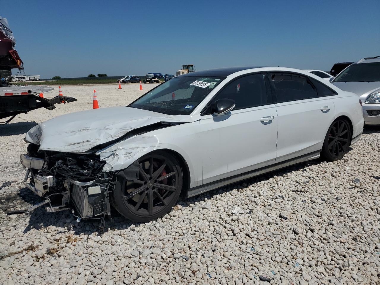 2023 Audi S8, VIN WAULSAF82PN010629 — Front end
