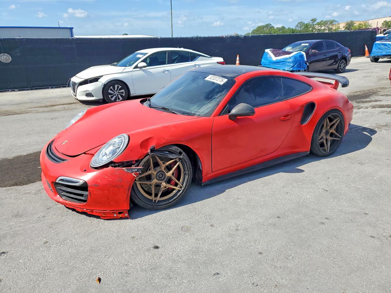 2014 Porsche 911 Turbo, VIN WP0AD2A96ES166777 — Front end