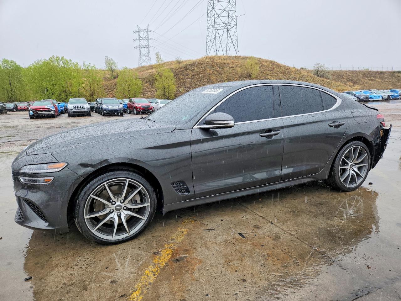 2023 Genesis G70 3.3T, VIN KMTG54TE6PU114975 — Rear end