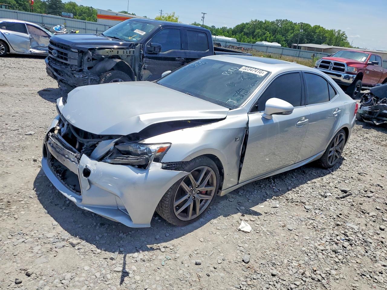 2016 Lexus IS 200t, VIN JTHBA1D27G5038442 — Front end