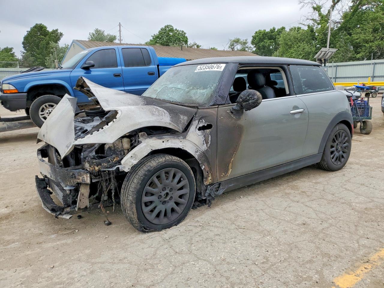 2019 MINI Hardtop Cooper, VIN WMWXP5C55K2H29973 — Engine fire