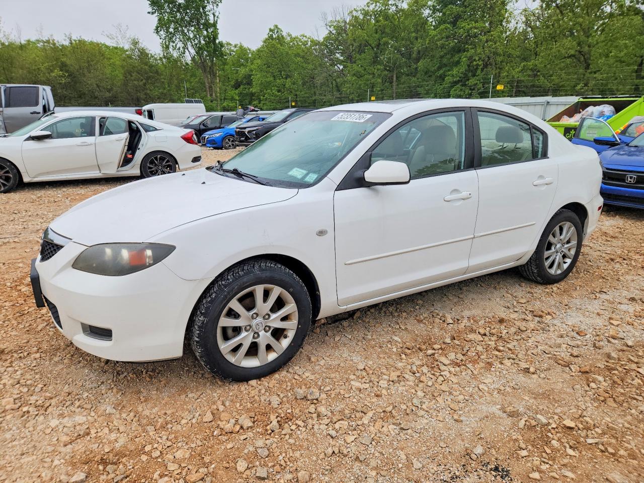 2007 Mazda 3 i Touring, VIN JM1BK12G871724848 — Hail