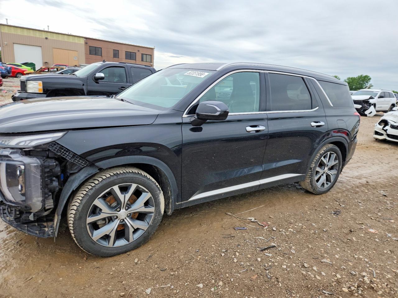 2021 Hyundai Palisade SEL, VIN KM8R4DHE8MU226123 — Front end