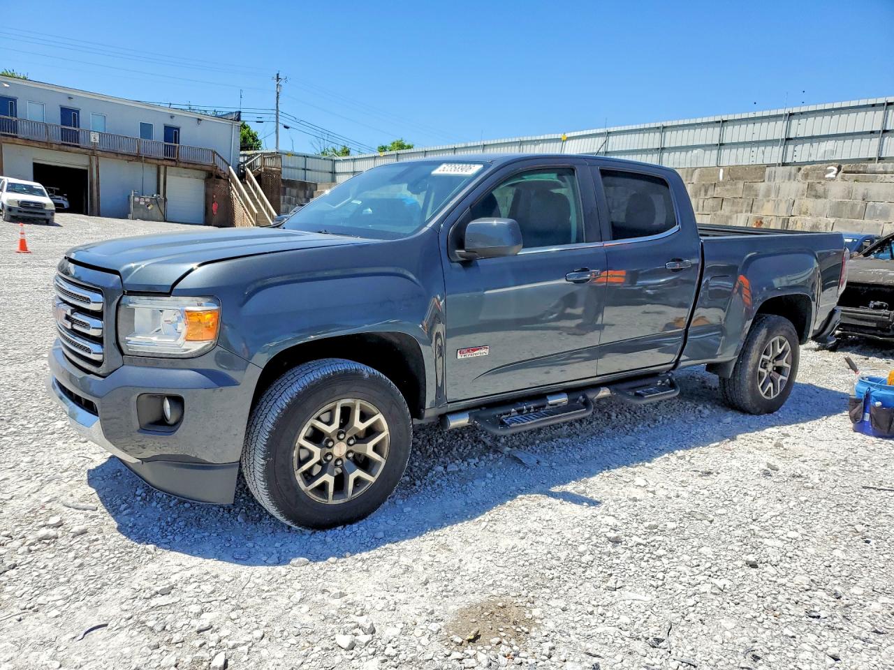 2015 GMC Canyon 4WD SLE, VIN 1GTG6BE35F1194779 — Rear end
