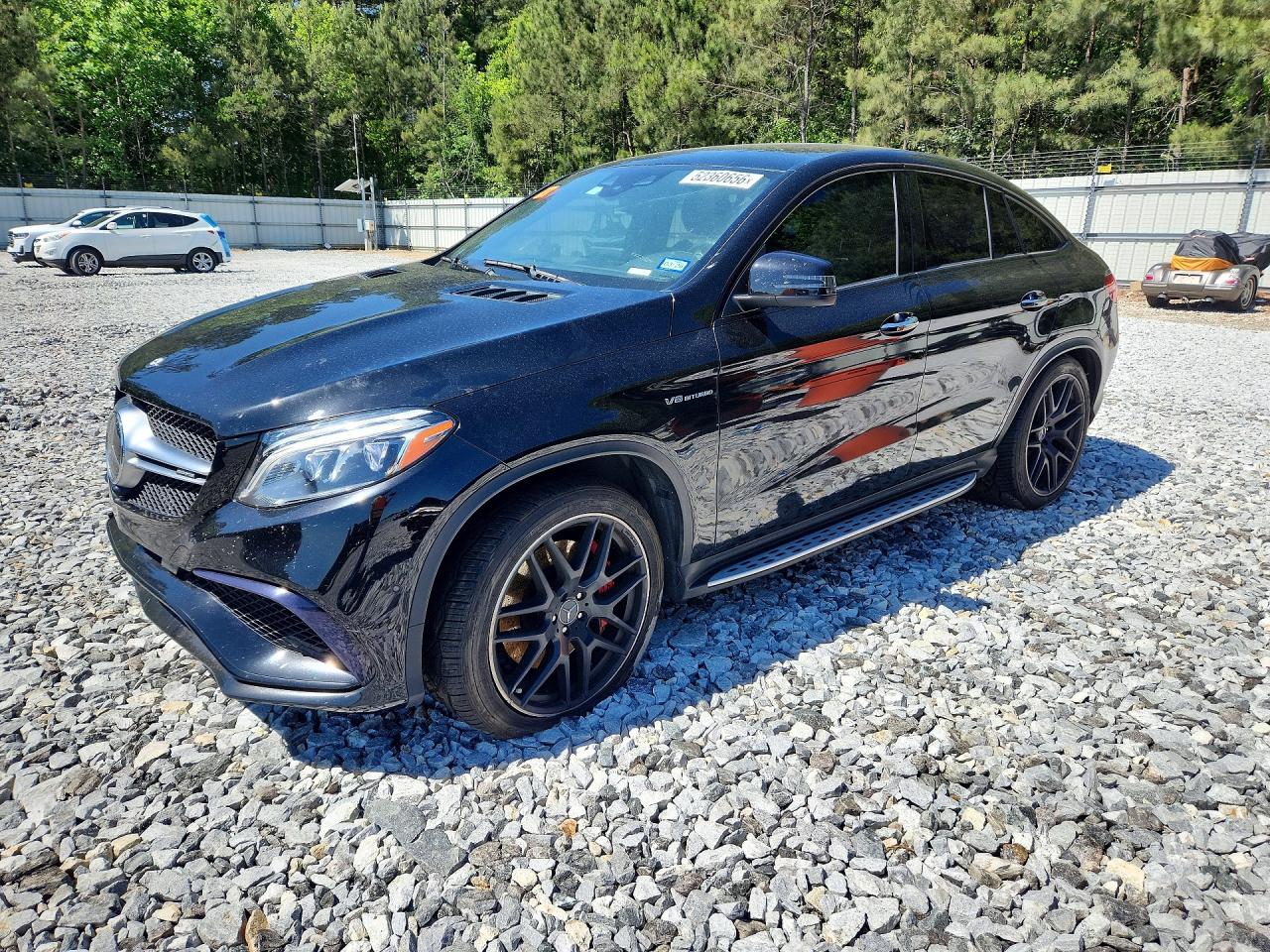 2017 Mercedes-Benz GLE 63 S AMG, VIN 4JGED7FB6HA052665 — Interior fire