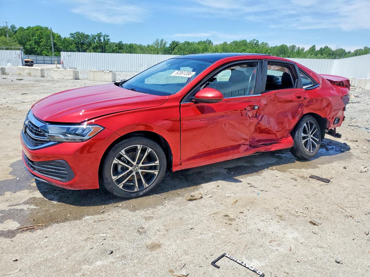 2024 Volkswagen Jetta SE, VIN 3VW7M7BUXRM070558 — Side