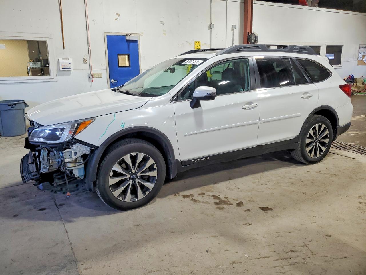 2017 Subaru Outback Limited, VIN 4S4BSENCXH3396253 — Frame damage