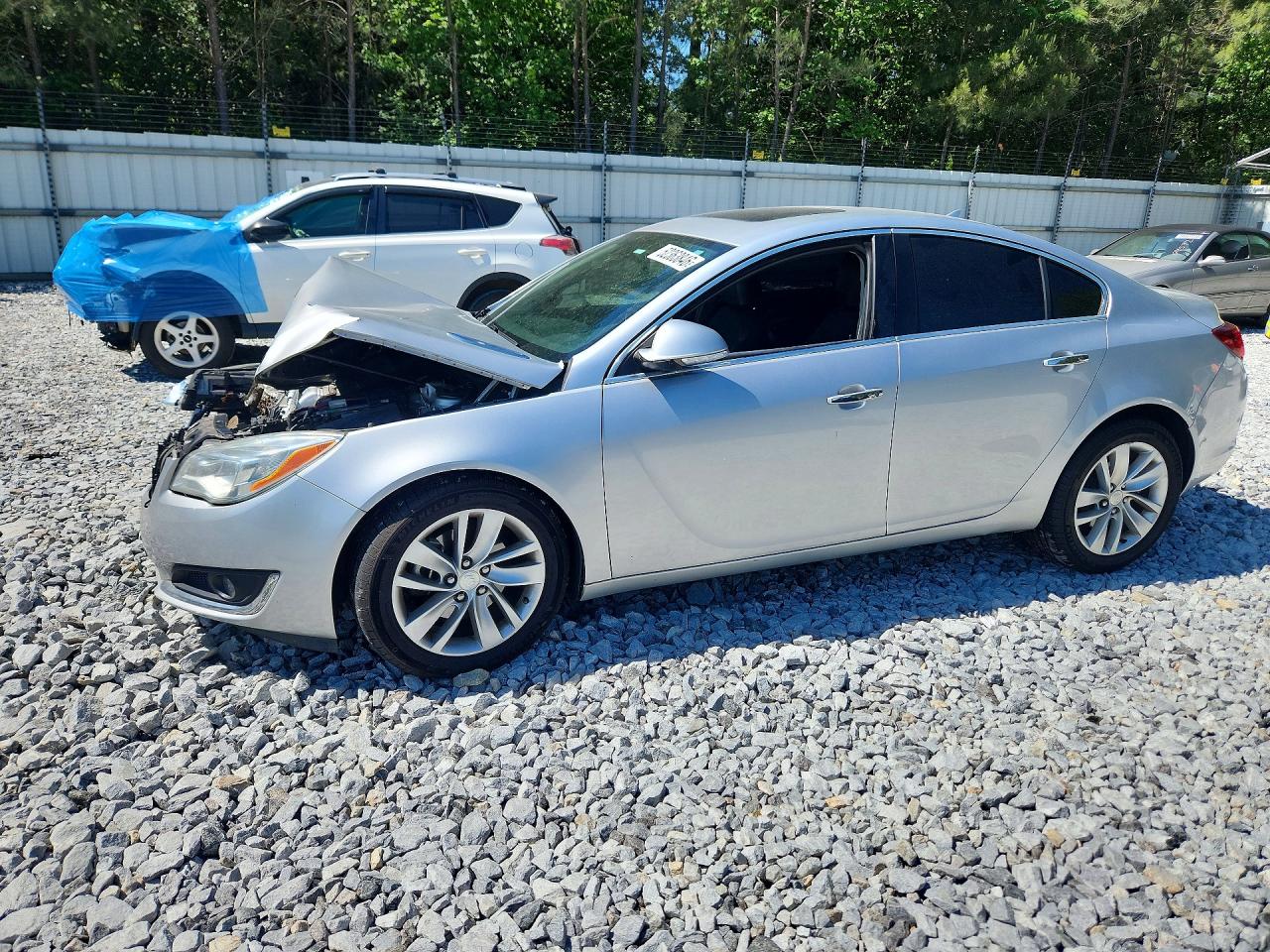 2014 Buick Regal Premium I, VIN 2G4GN5EX1E9250522 — Front end