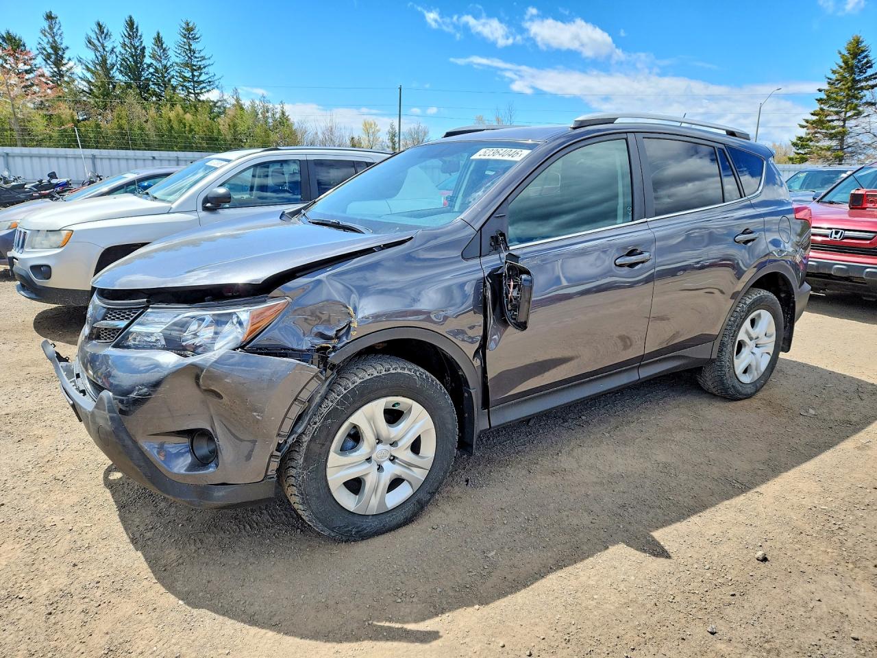 2015 Toyota RAV4 LE, VIN 2T3ZFREV9FW148473 — Front end