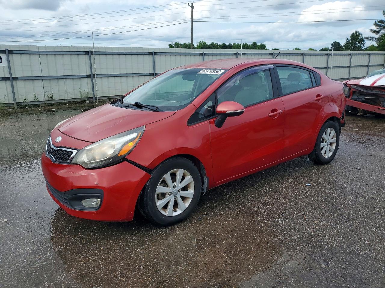 2013 Kia Rio EX, VIN KNADN4A39D6164883 — Rear end