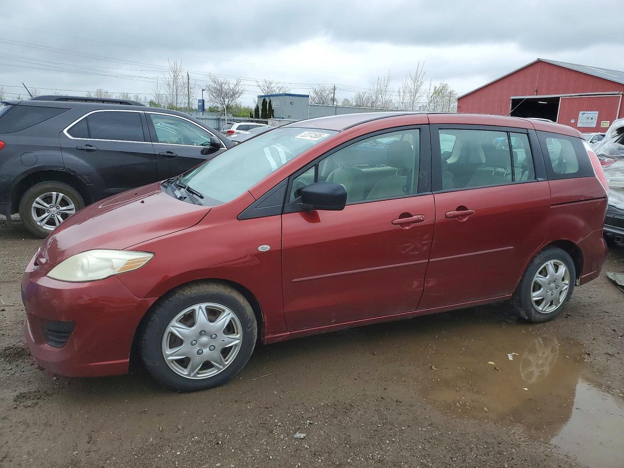 2009 Mazda 5 Sport, VIN JM1CR293290330442 — Engine fire