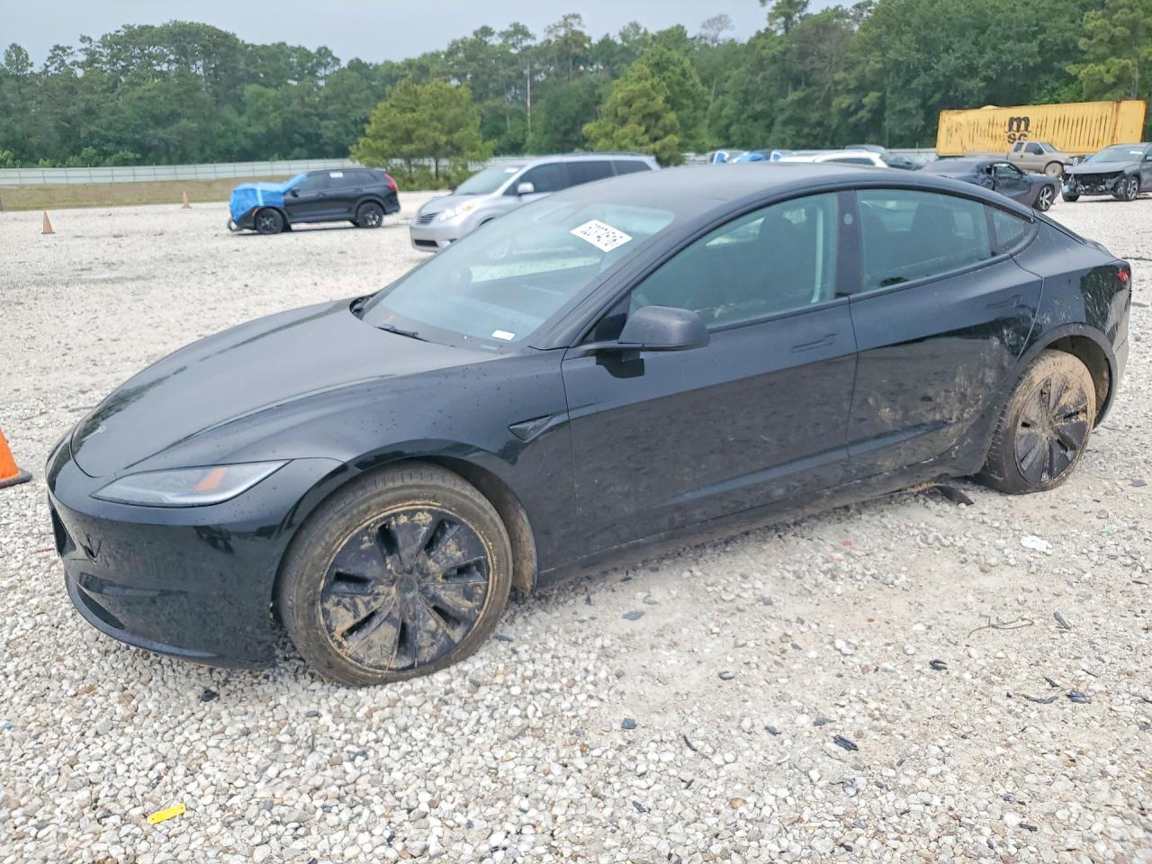 2024 Tesla Model 3, VIN 5YJ3E1EA4RF858091 — Rear end
