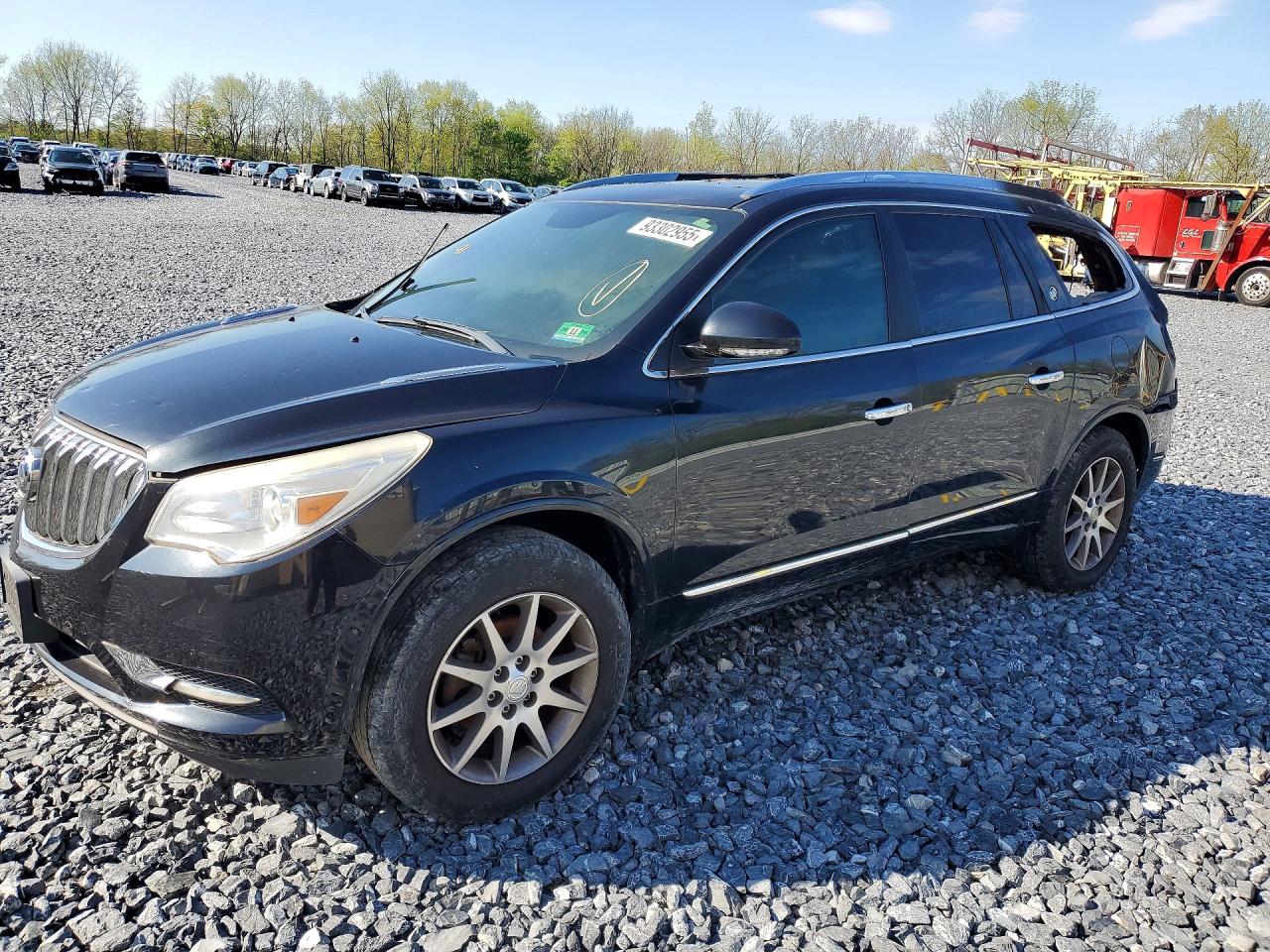 2013 Buick Enclave Leather, VIN 5GAKVCKD2DJ145327 — Burn