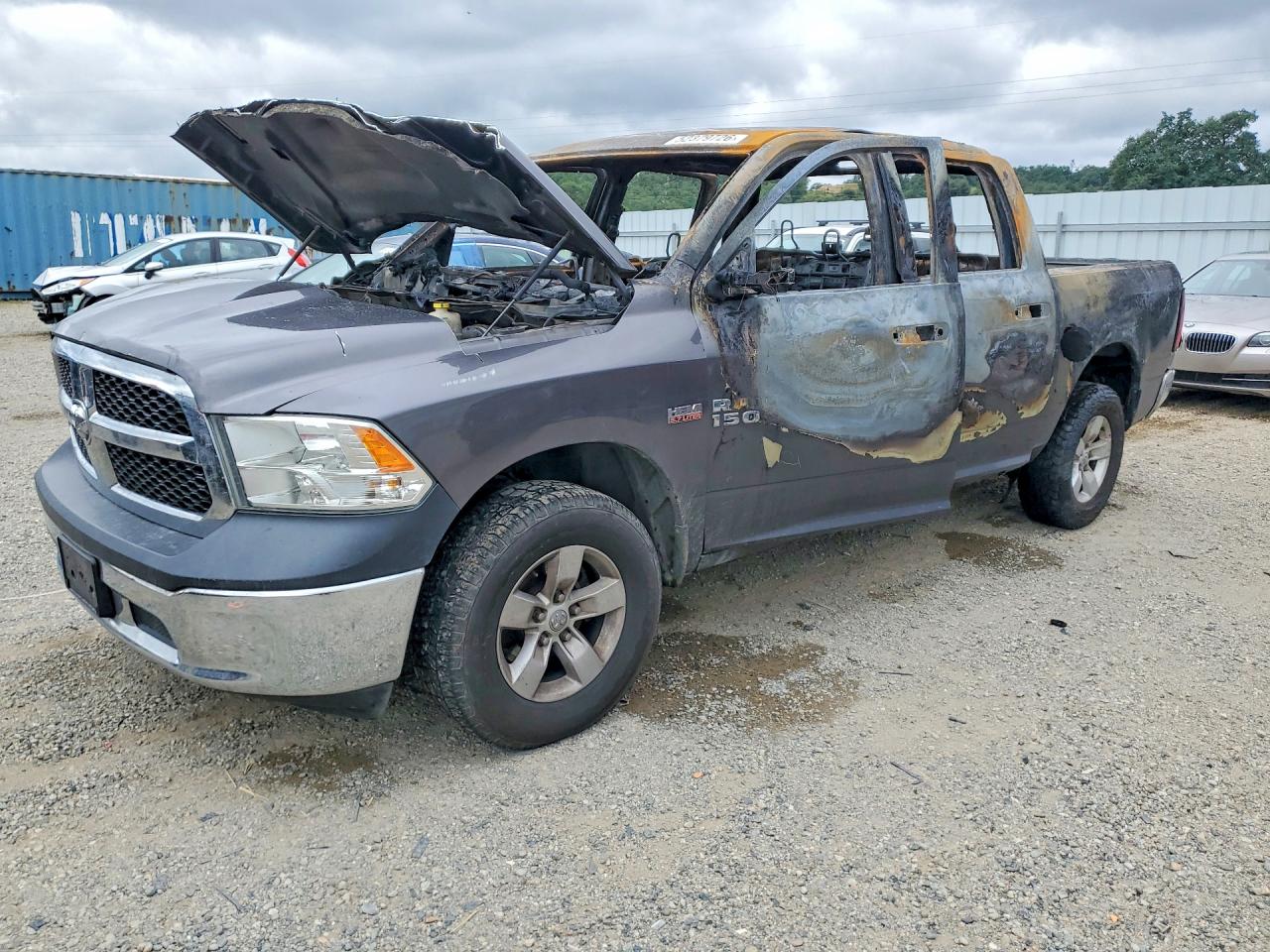 2015 Ram 1500 Express, VIN 3C6RR7KT8FG631491 — Interior fire