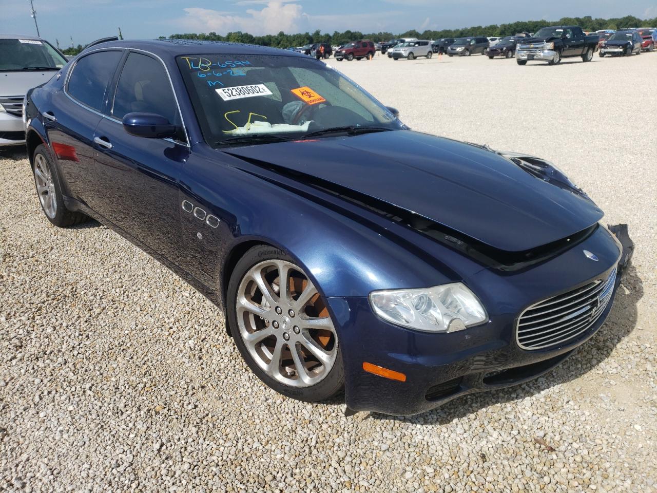 2006 Maserati Quattroporte, VIN ZAMCE39A760026594 — Side
