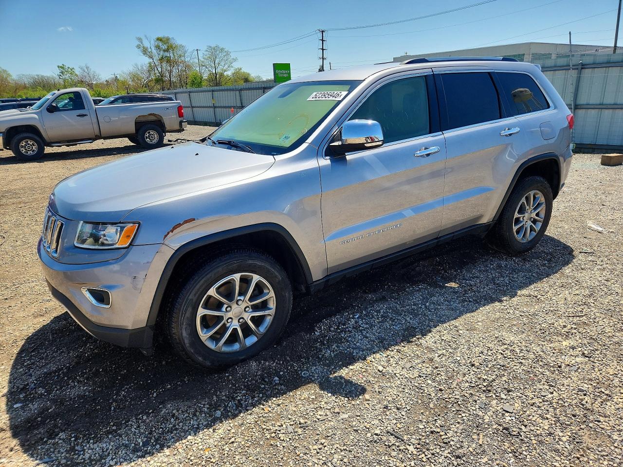 2015 Jeep Grand Cherokee Limited, VIN 1C4RJFBG9FC634075 — Interior fire