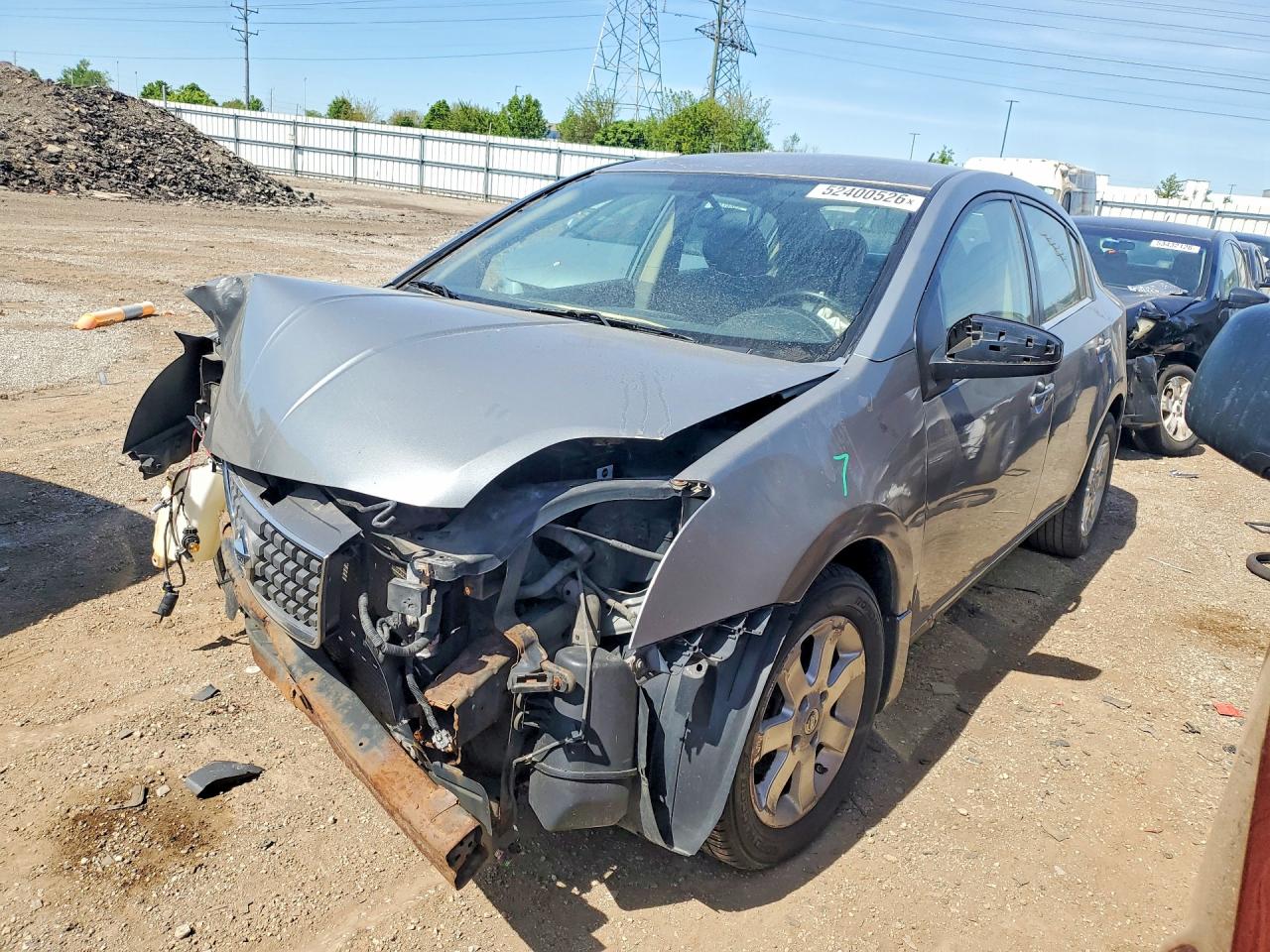 2007 Nissan Sentra S, VIN 3N1AB61E67L602154 — Front end