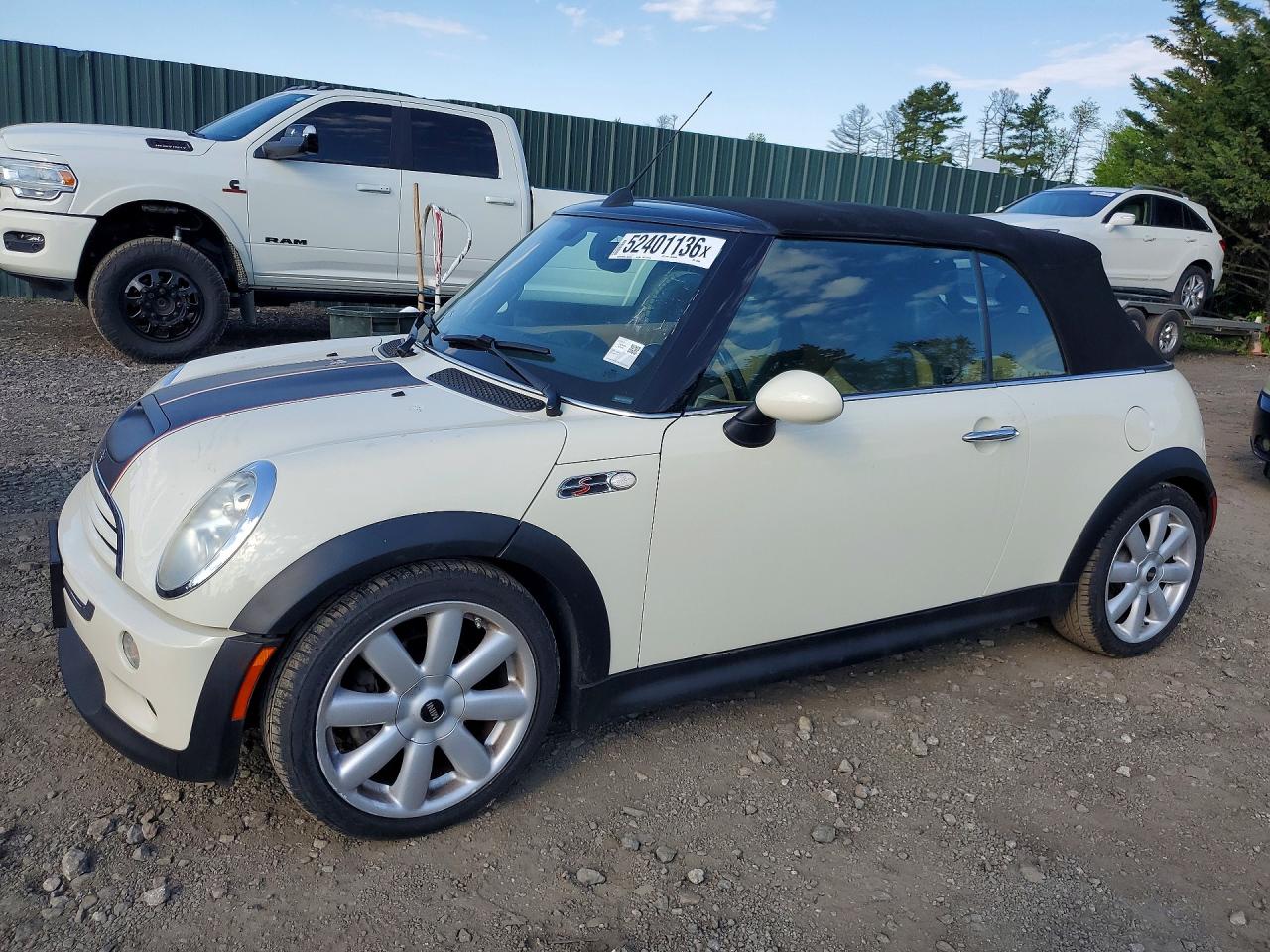 2007 MINI Convertible S, VIN WMWRH33587TL95446 — Перед