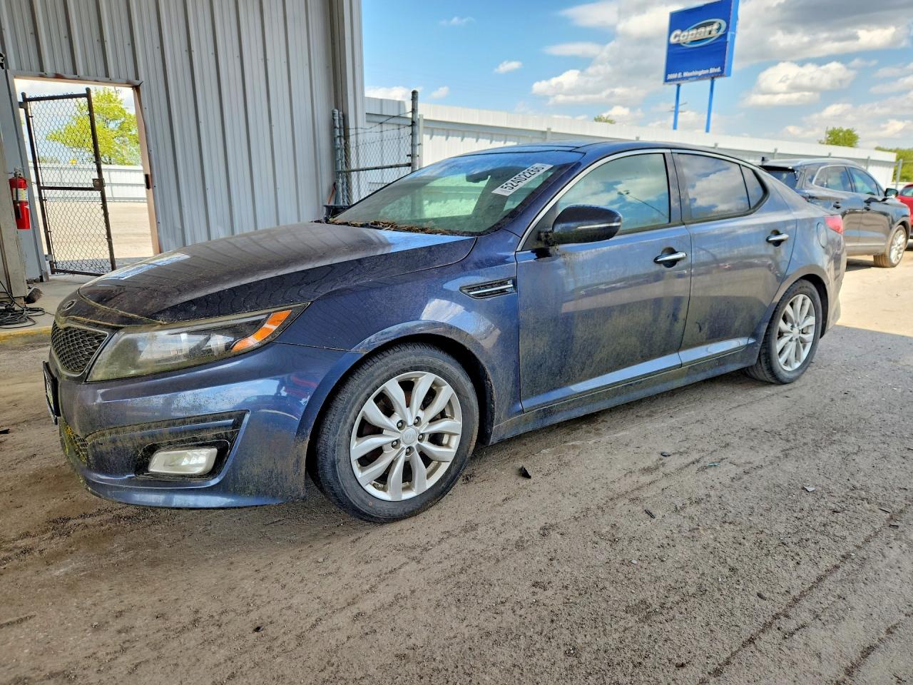 2015 Kia Optima EX, VIN 5XXGN4A71FG463825 — Water / flood