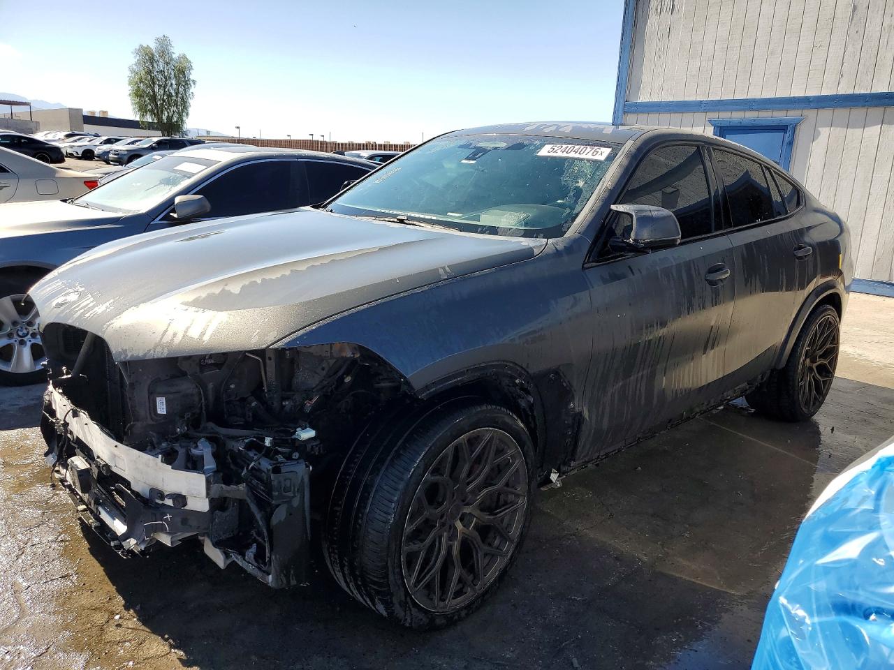 2022 BMW X6 M, VIN 5YMCY0C00N9J89115 — Front end