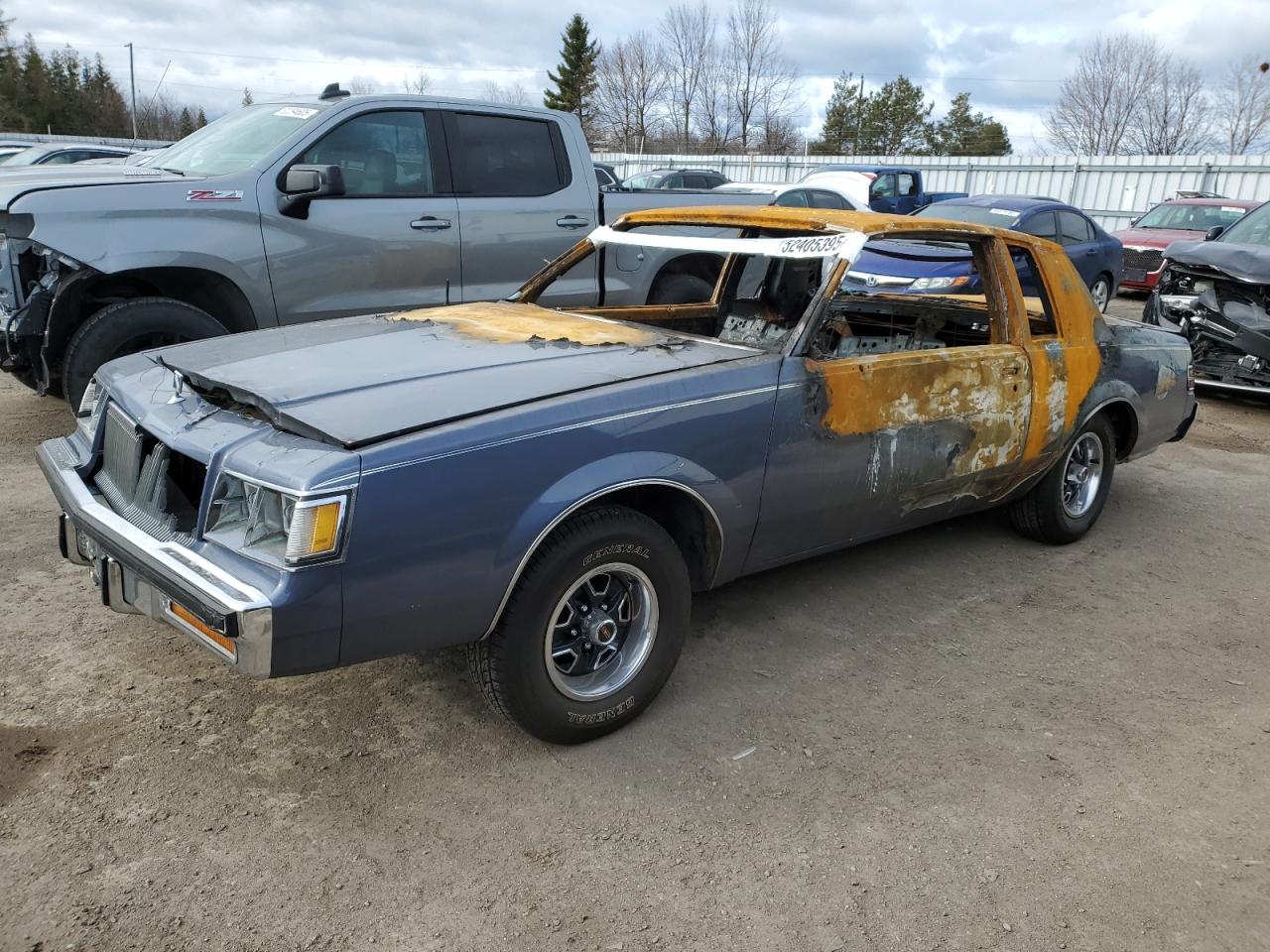 1984 Buick Regal, VIN 1G4AJ47A1EH532465 — Пожар в салоне