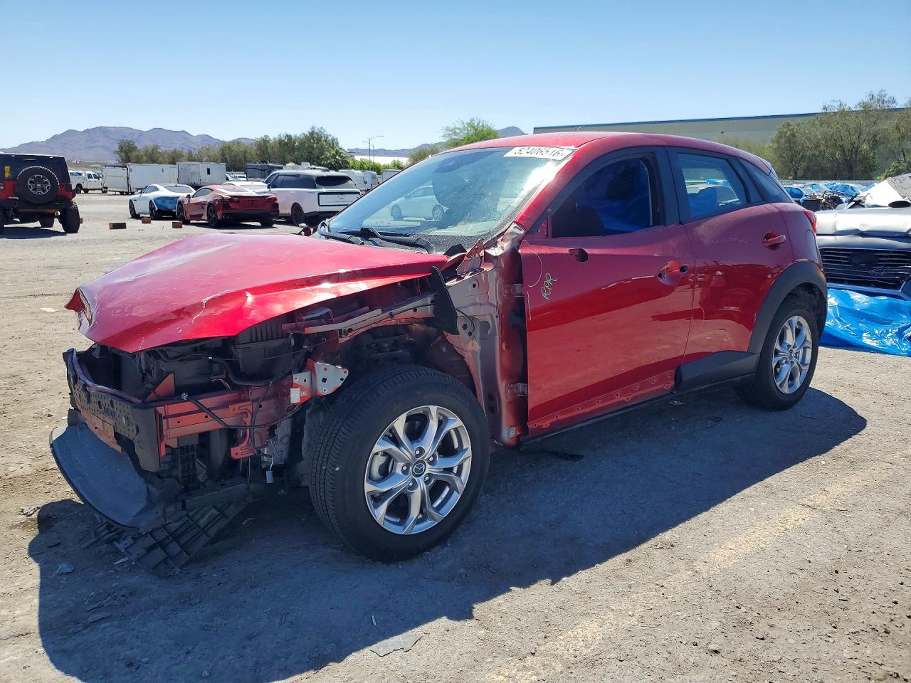 2019 Mazda CX-3 Sport, VIN JM1DKFB79K0447910 — Front end