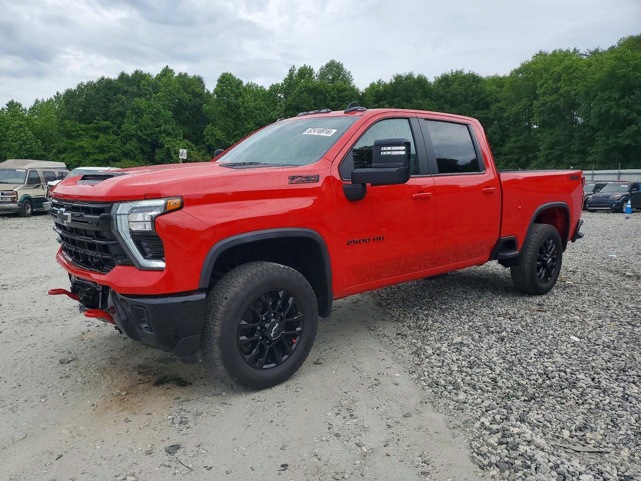 2025 Chevrolet Silverado 2500HD LT, VIN 1GC4KNE73SF279877 — Front end