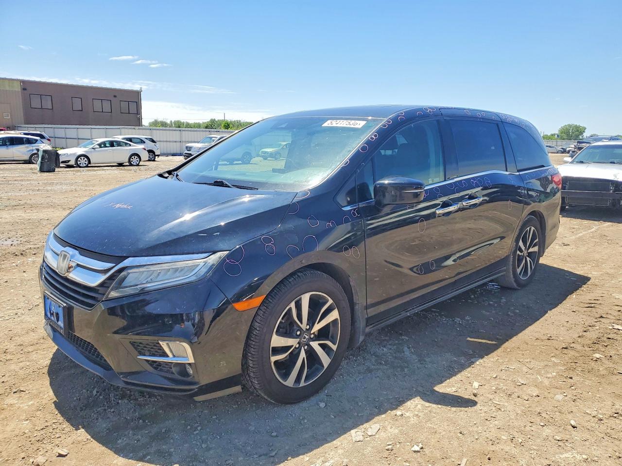 2020 Honda Odyssey Elite, VIN 5FNRL6H97LB002340 — Hail