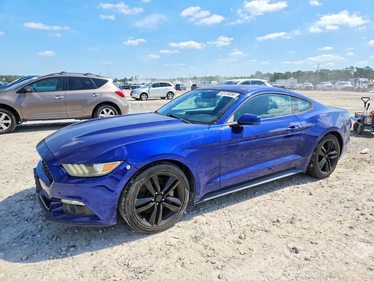 2015 Ford Mustang EcoBoost Premium, VIN 1FA6P8TH6F5305574 — Rear end