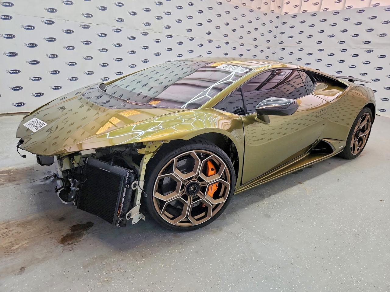 2023 Lamborghini Huracan Tecnica, VIN ZHWUB6ZF9PLA24595 — Front end