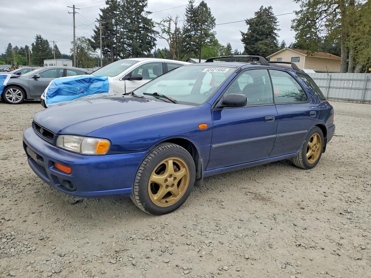 2000 Subaru Impreza L, VIN JF1GF435XYG805105 — Front end
