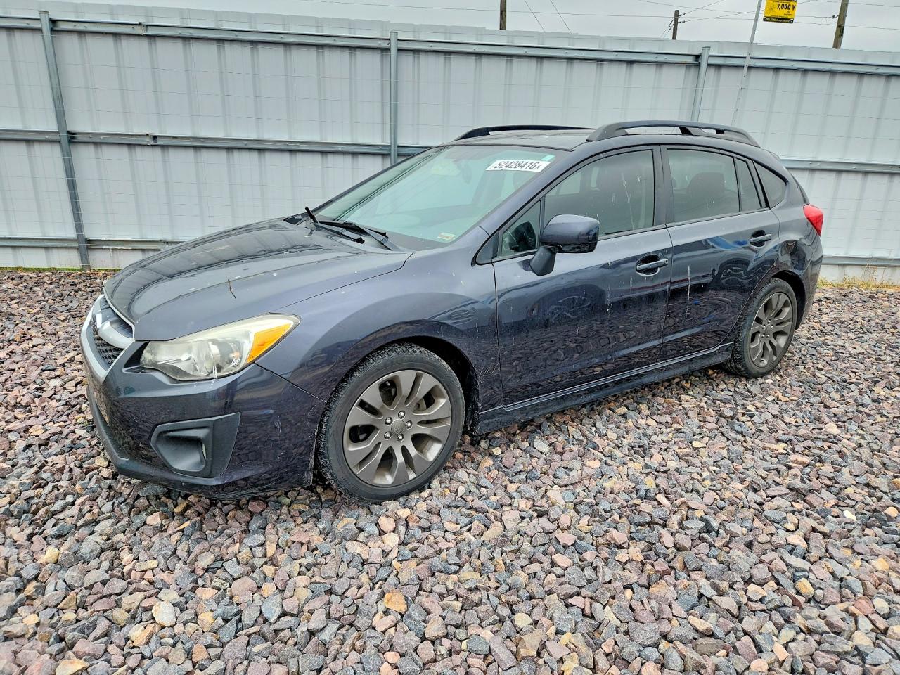 2013 Subaru Impreza Special Sports Limited, VIN JF1GPAS67DH861089 — Hail