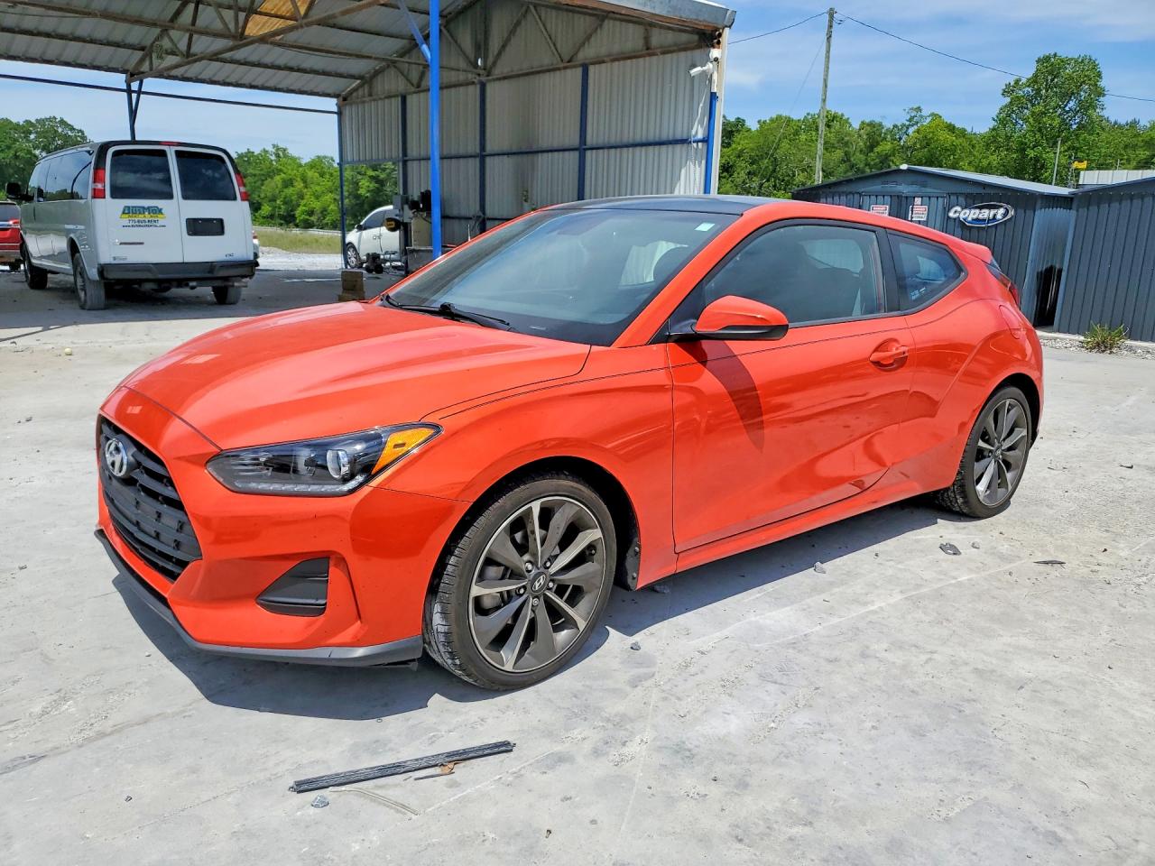 2020 Hyundai Veloster Premium, VIN KMHTG6AF1LU030387 — Side
