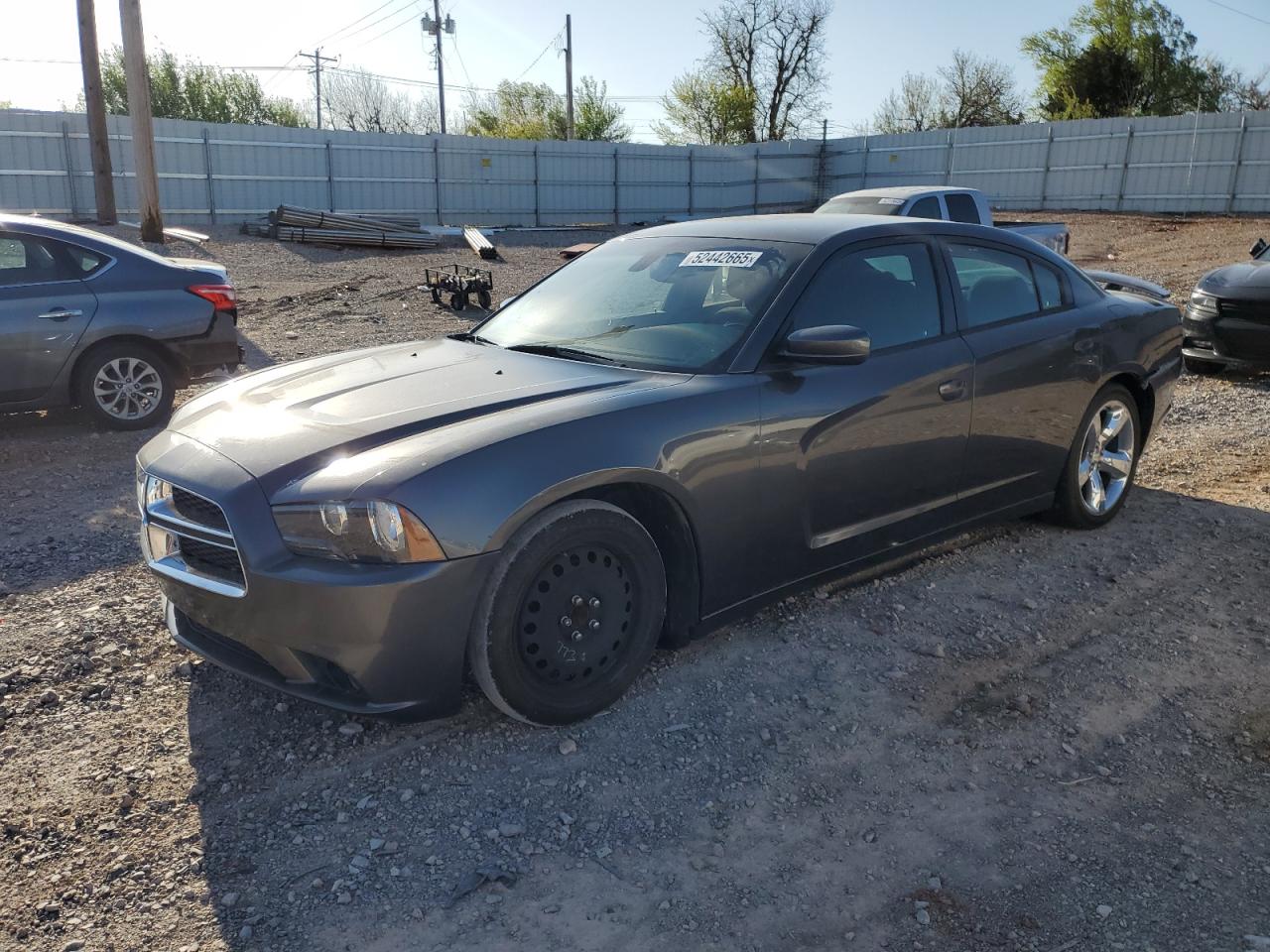2013 Dodge Charger SXT Plus, VIN 2C3CDXHGXDH655123 — Rear end