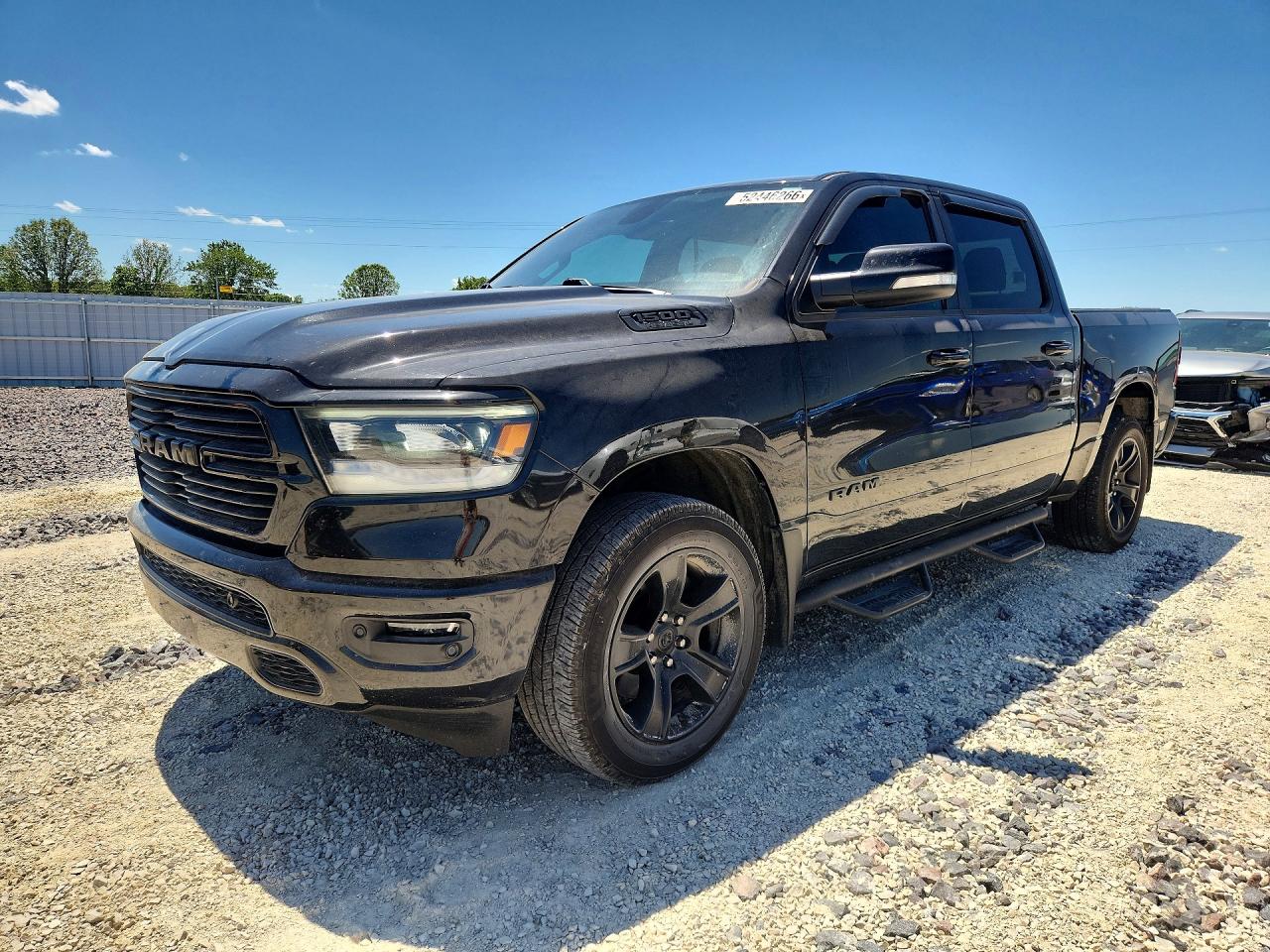 2020 Ram 1500 Big Horn, VIN 1C6SRFFT9LN116878 — Hail