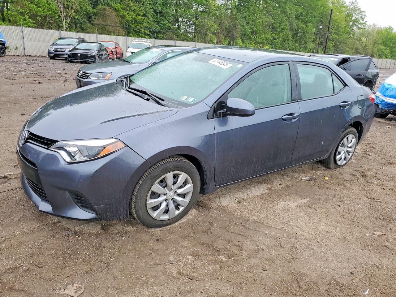 2014 Toyota Corolla LE, VIN 5YFBURHE7EP045404 — Side