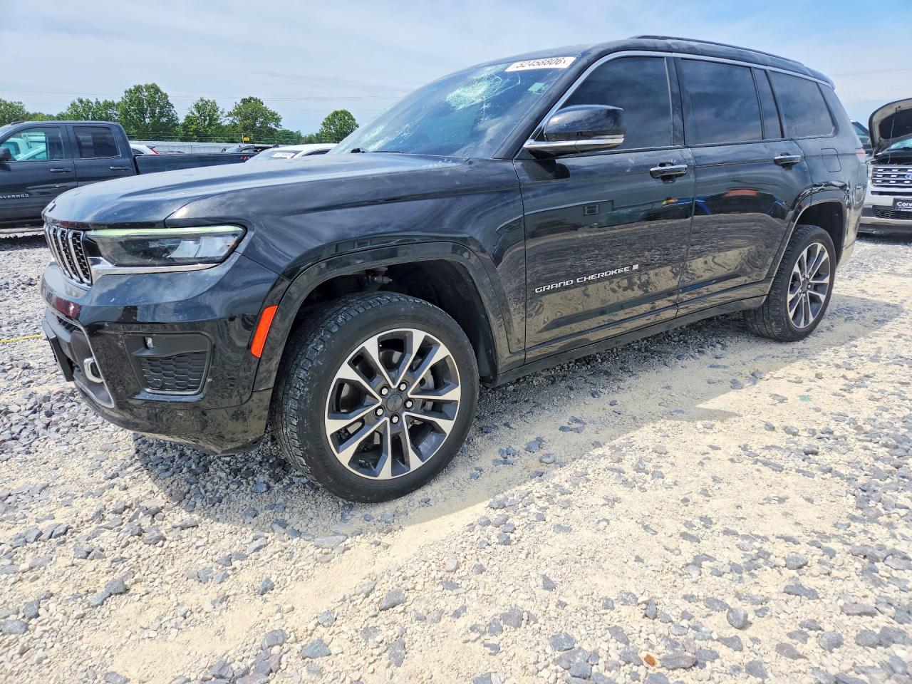 2021 Jeep Grand Cherokee Overland, VIN 1C4RJKDT2M8165852 — Hail