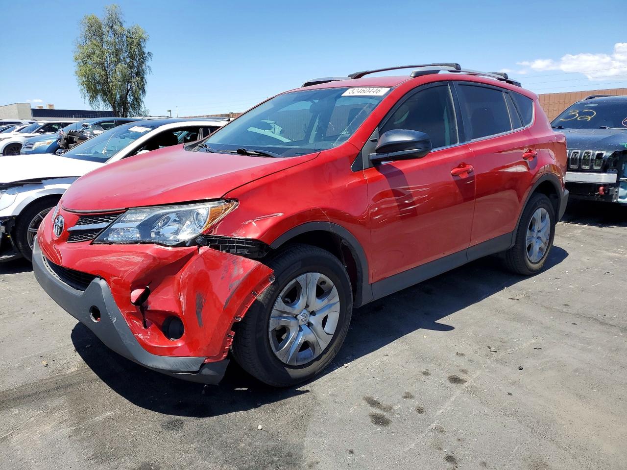 2015 Toyota RAV4 LE, VIN 2T3ZFREV2FW151103 — Front end