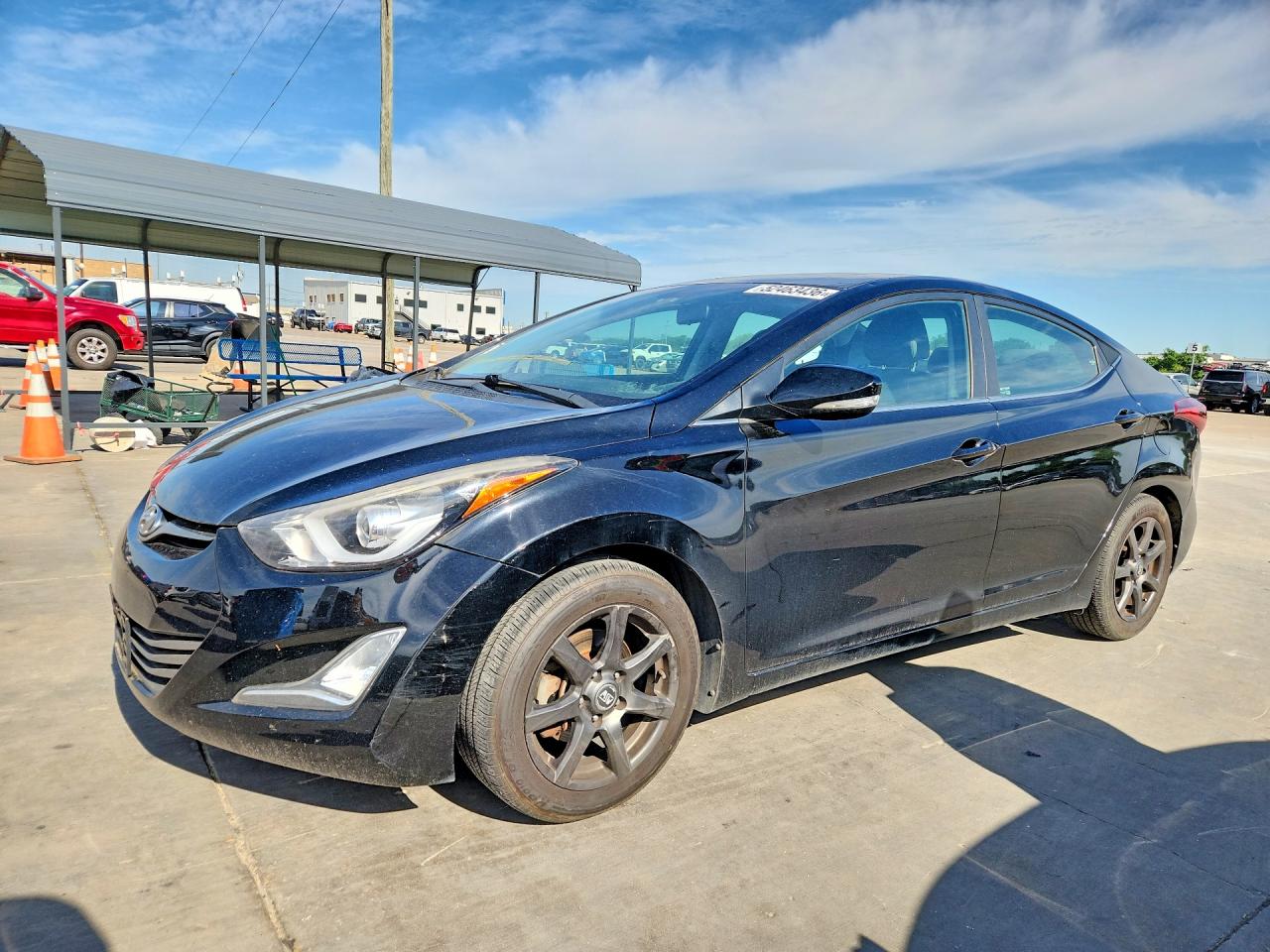 2015 Hyundai Elantra Sport, VIN KMHDH4AH9FU228940 — Hail