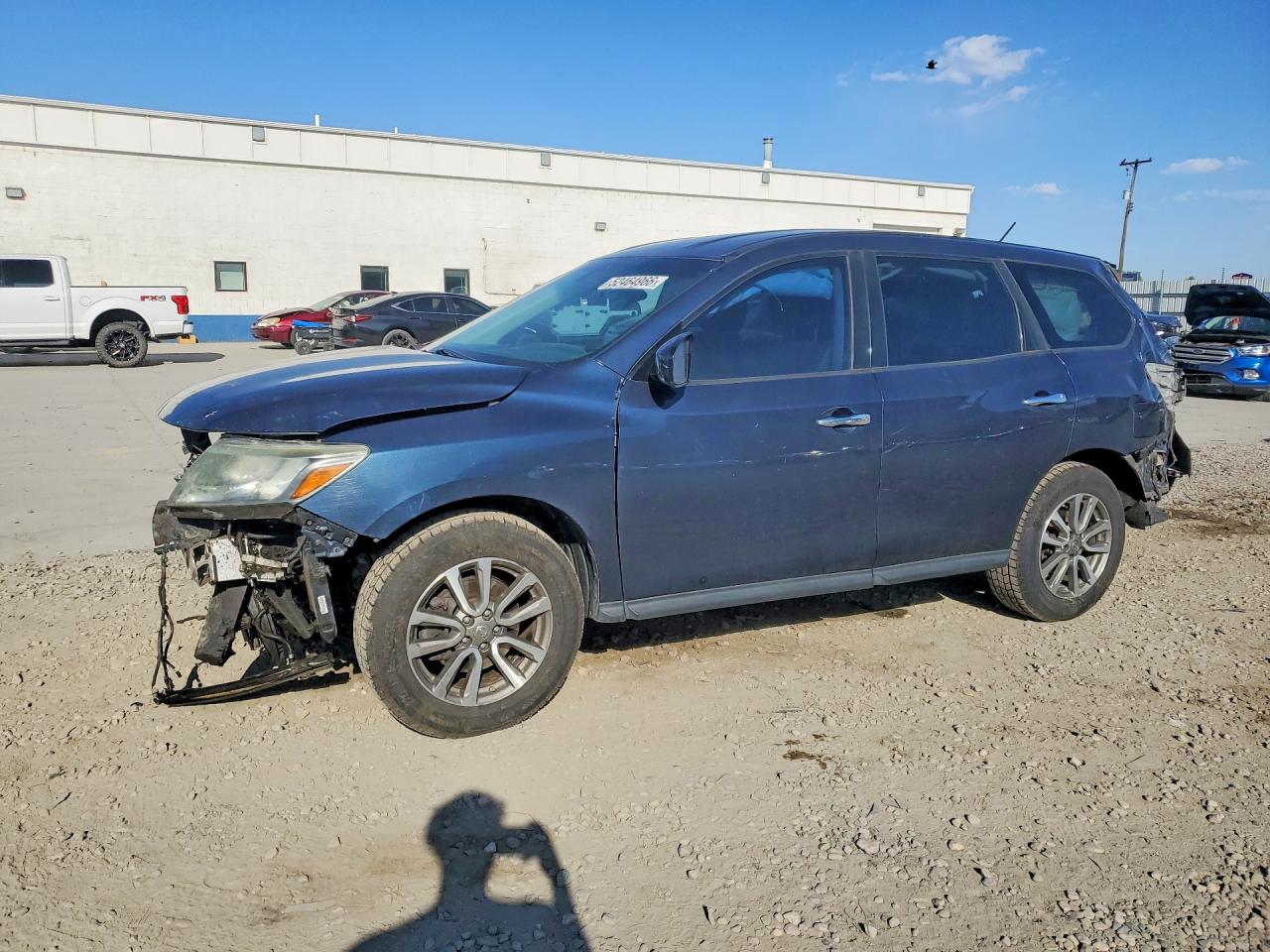 2013 Nissan Pathfinder S, VIN 5N1AR2MM7DC671992 — Rollover