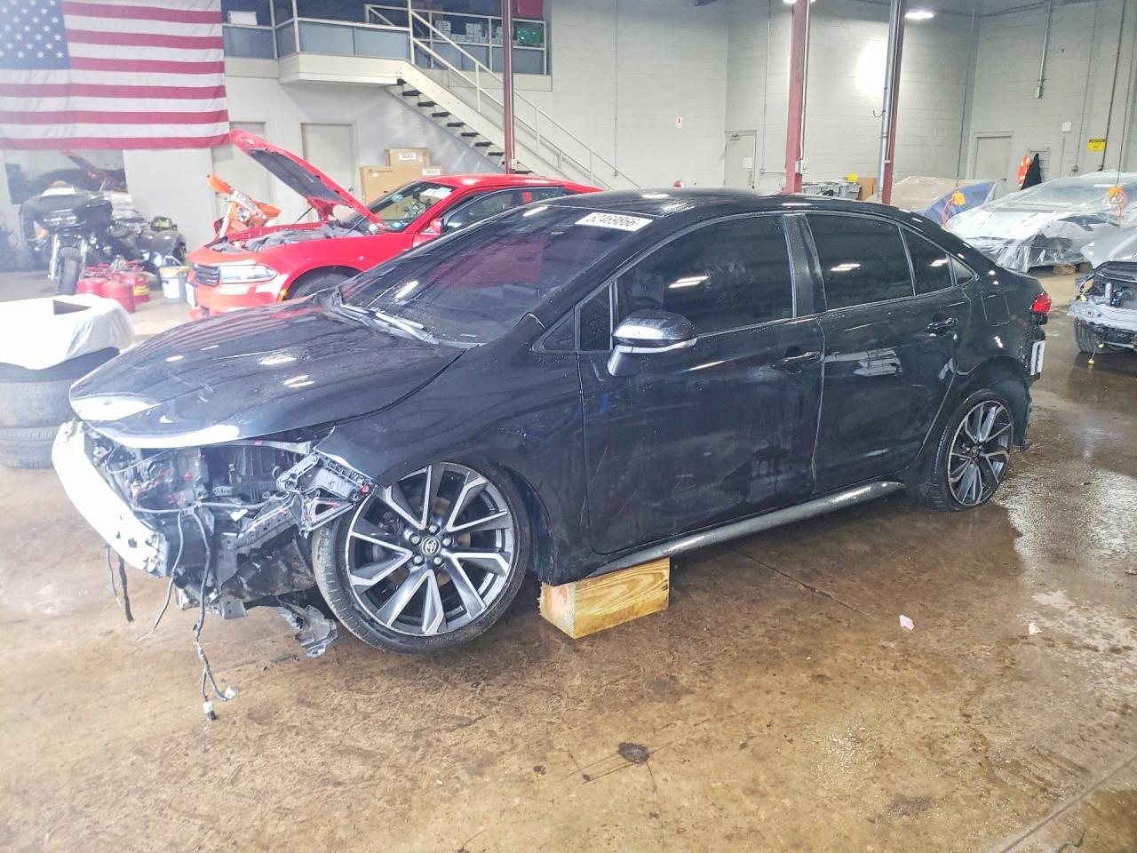 2021 Toyota Corolla SE, VIN JTDS4MCE6MJ063454 — Front end