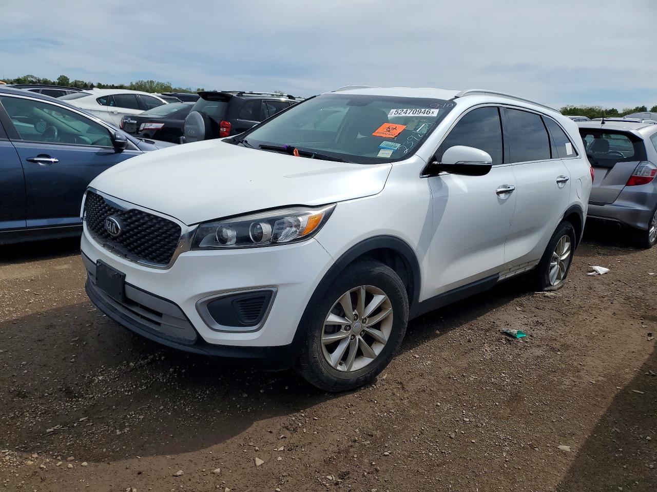 2017 Kia Sorento LX, VIN 5XYPG4A32HG239825 — Biohazard / chemical
