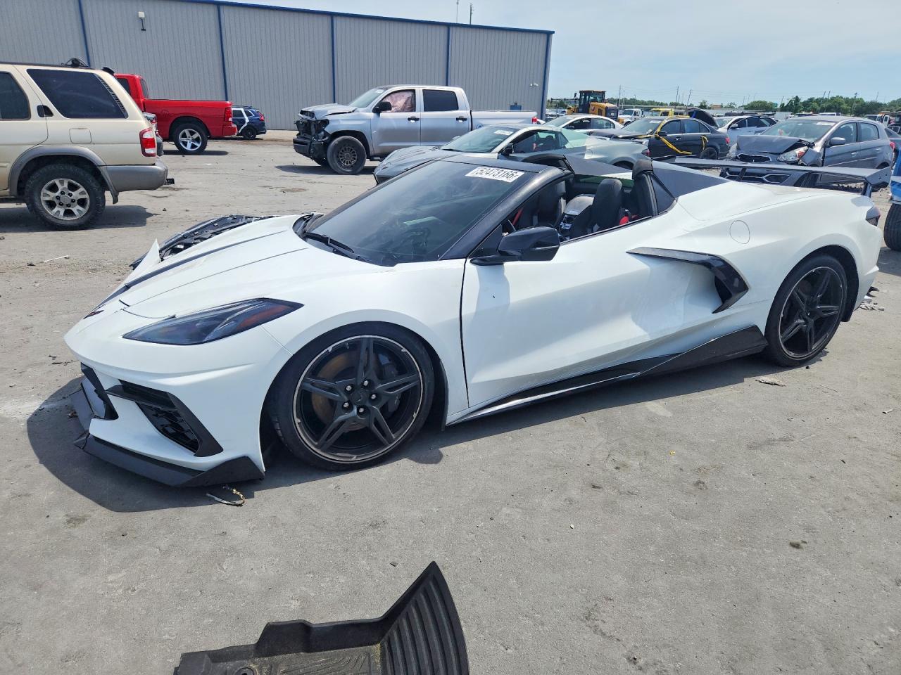2021 Chevrolet Corvette 3LT, VIN 1G1YC3D46M5118273 — Front end