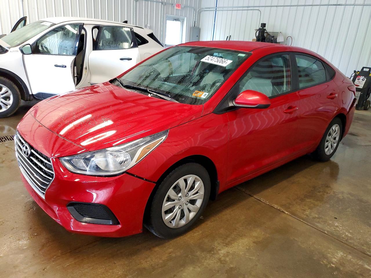 2022 Hyundai Accent SEL, VIN 3KPC24A68NE166119 — Rear end