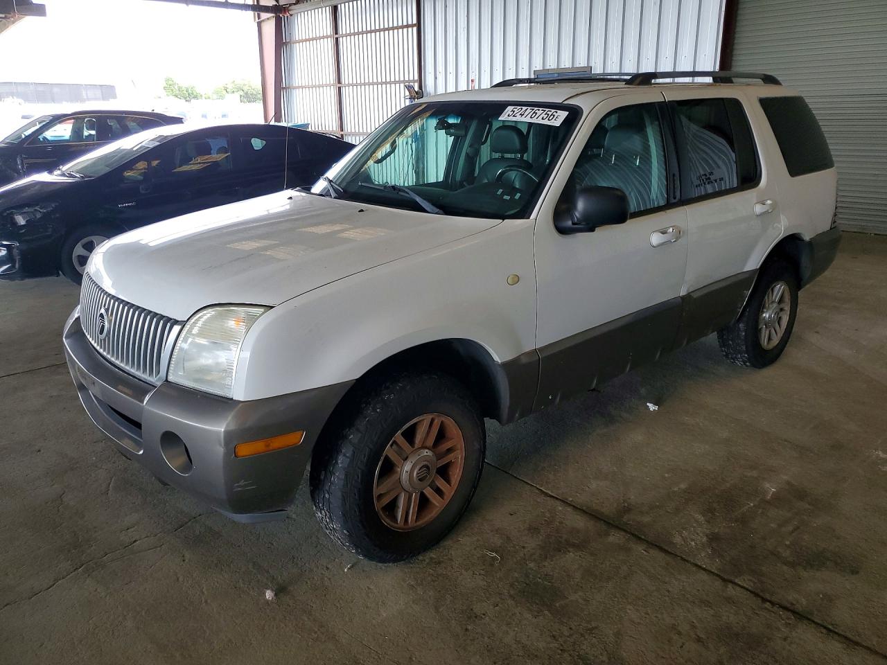 2004 Mercury Mountaineer Convenience, VIN 4M2ZU86K24UJ12598 — Front end