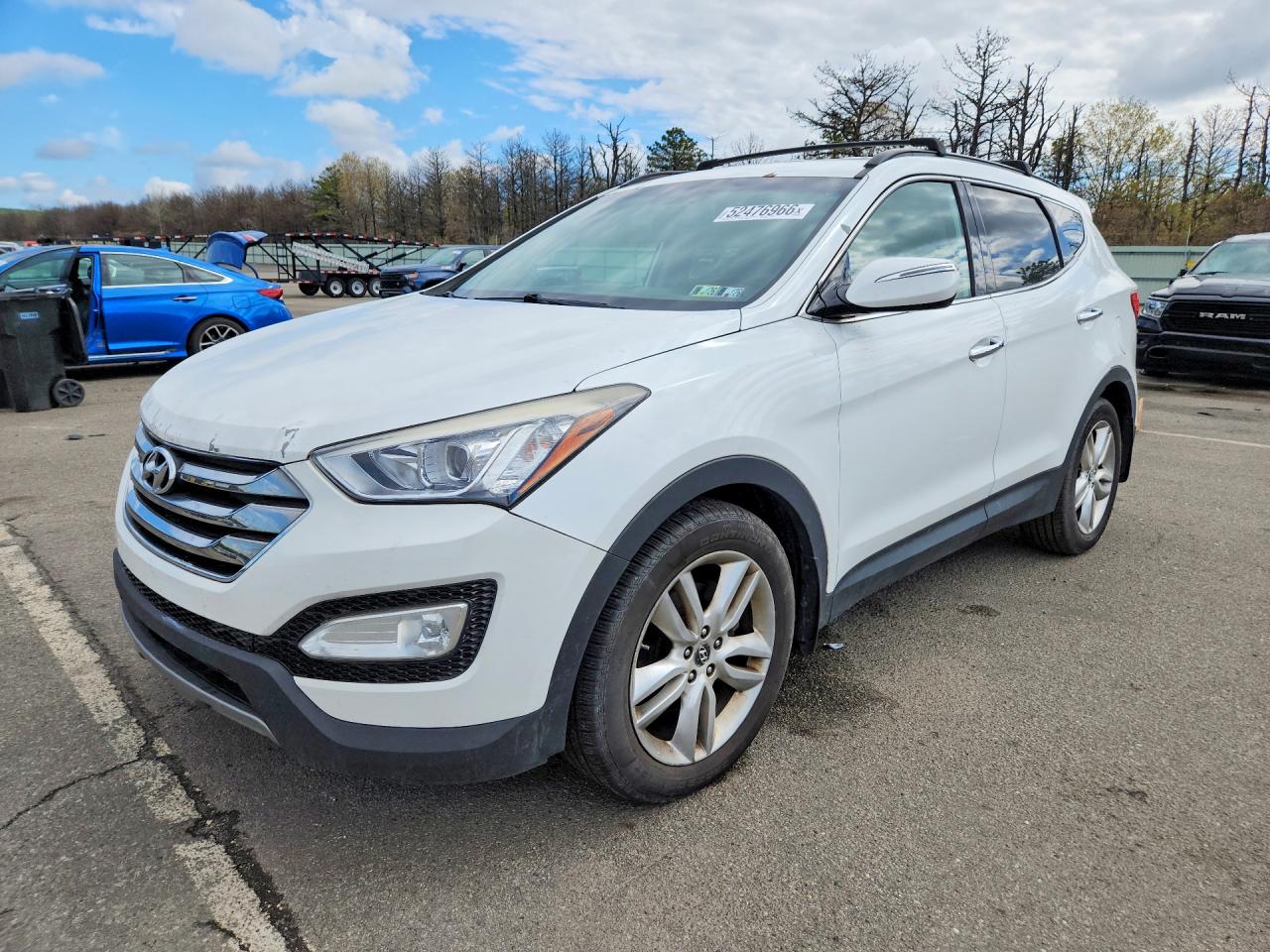 2013 Hyundai Santa Fe Sport, VIN 5XYZUDLA4DG109665 — Vandalism