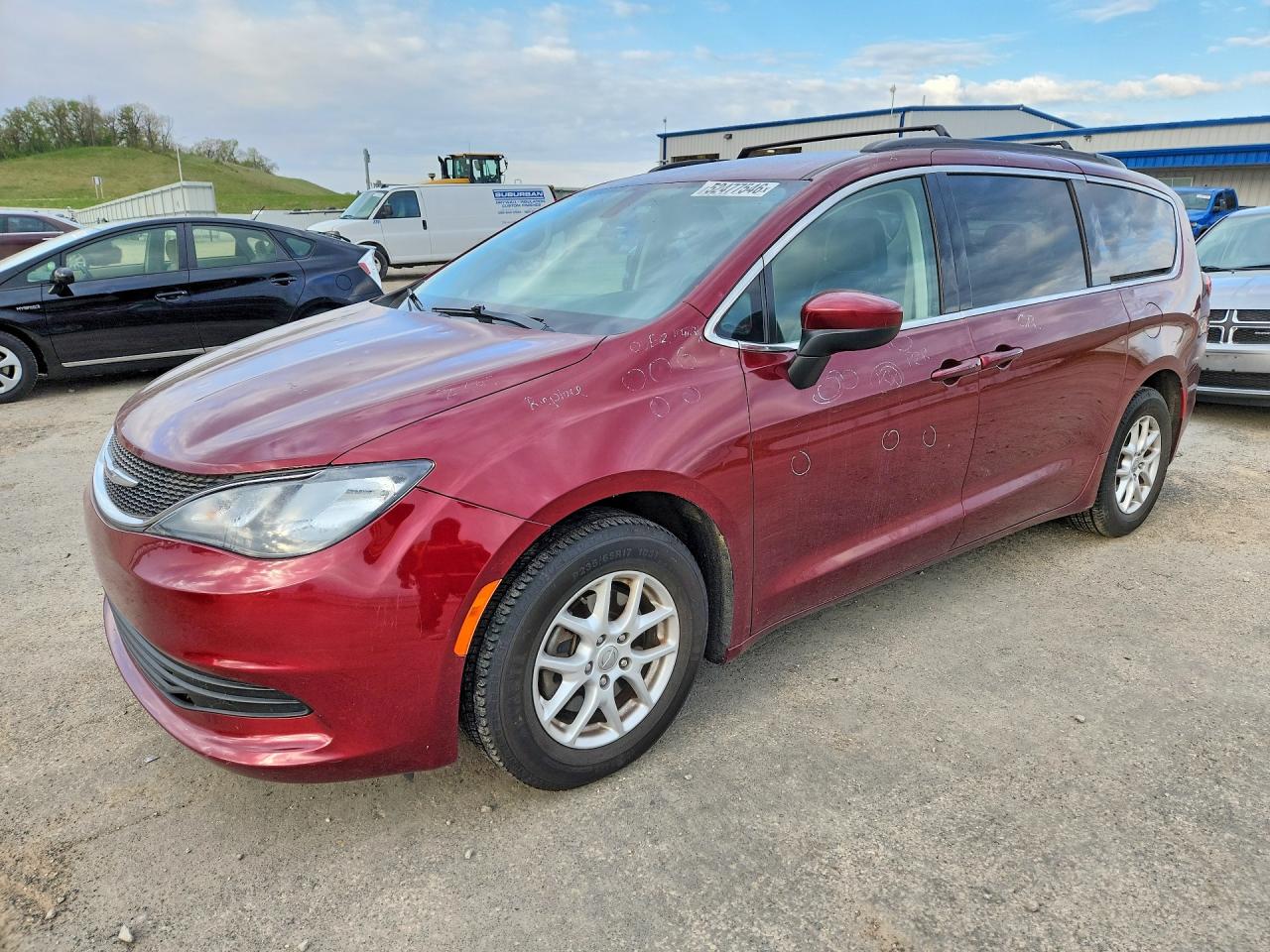 2020 Chrysler Voyager LXi, VIN 2C4RC1DG0LR255138 — Hail